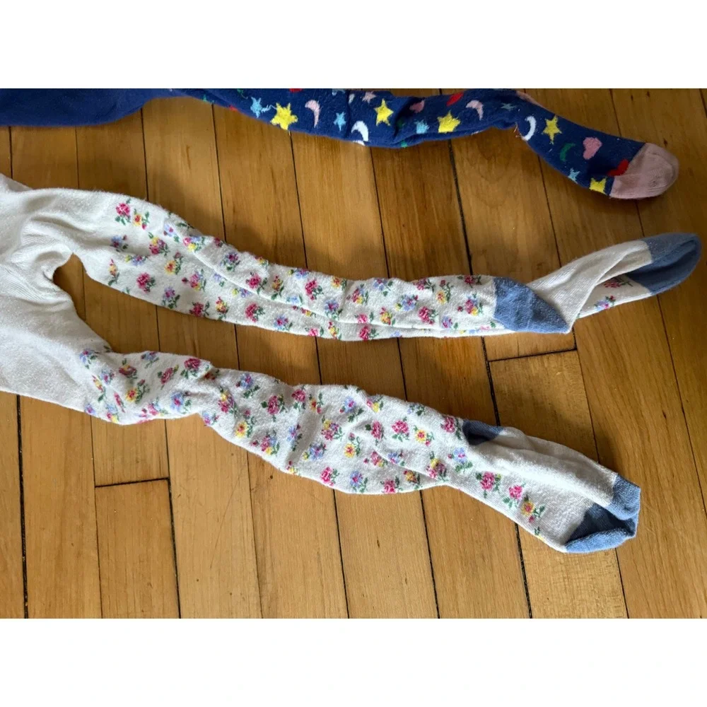 Boden tights bundle of‎ 2 stars moons and flowers